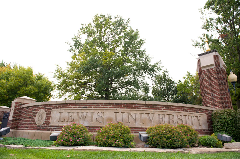 Lewis campus main entrance